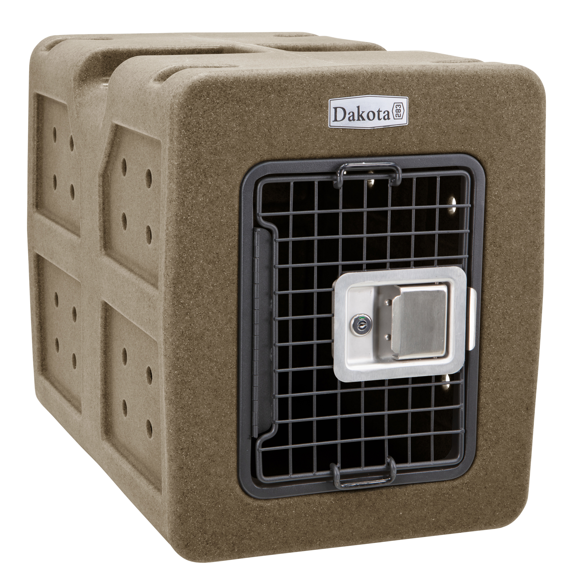 Dakota 283 G3 Framed Door Kennel with Dakota Guard Antimicrobial — Small, Coyote Granite, Model# D2-AM-G3SML-COY
